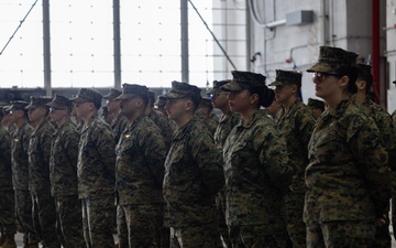 VMGR-252 change of command ceremony