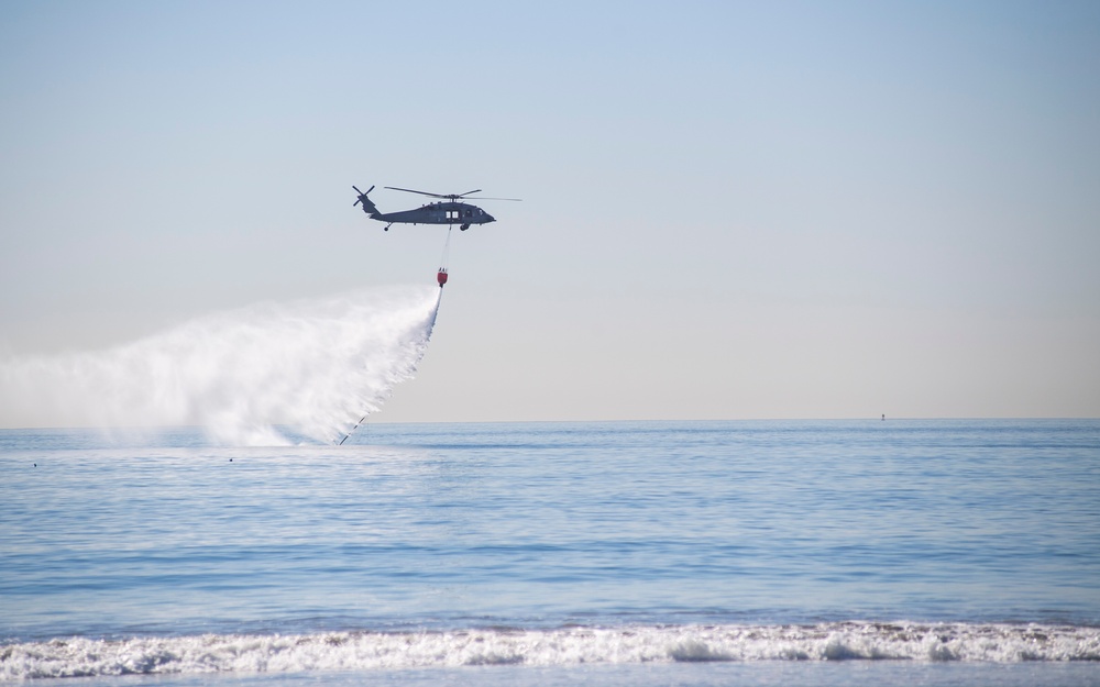 HSC-3 Prepares to Support Firefighting Efforts in Los Angeles County