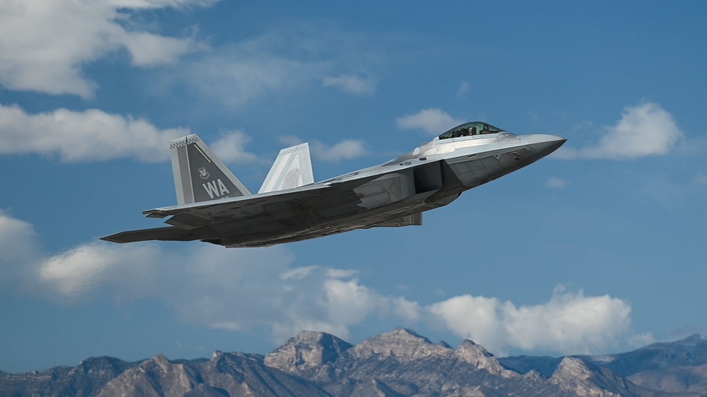 Take offs and landings at Nellis AFB - Jan 2025