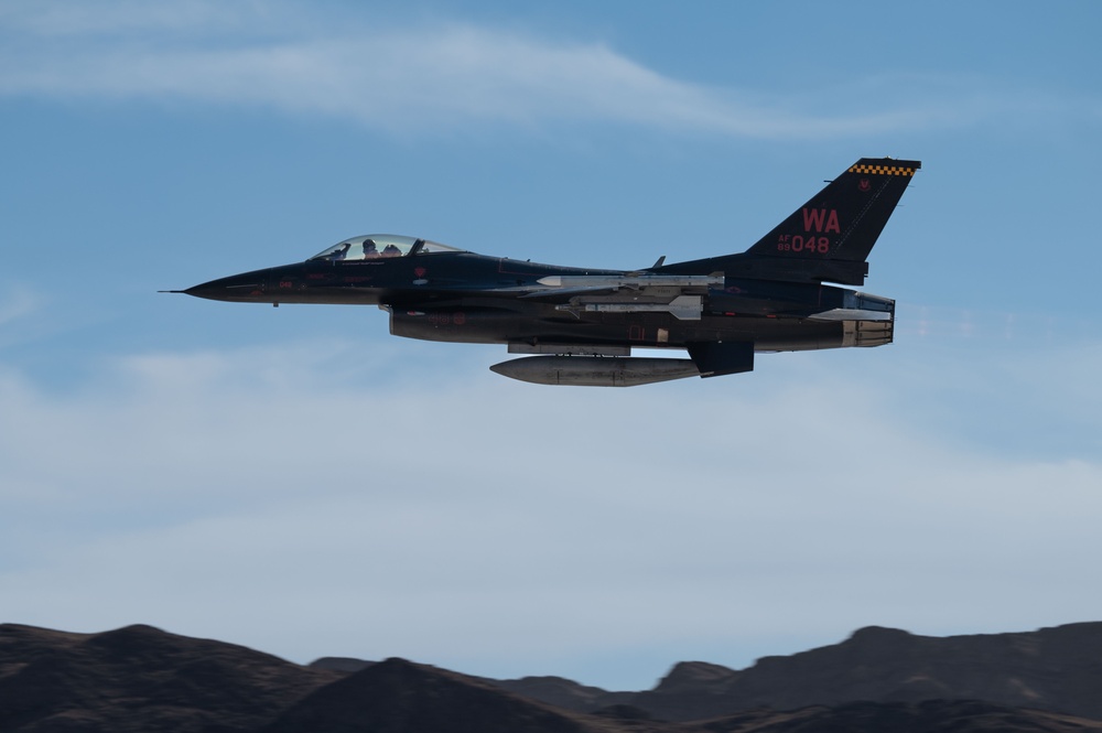 Take offs and landings at Nellis AFB - Jan 2025