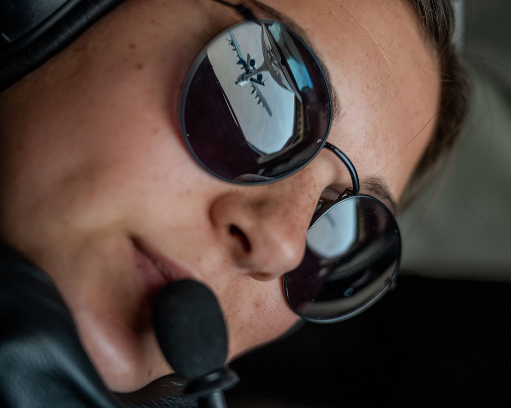 A-10 Thunderbolt II aircraft conduct “show of presence” mission over USCENTCOM AOR