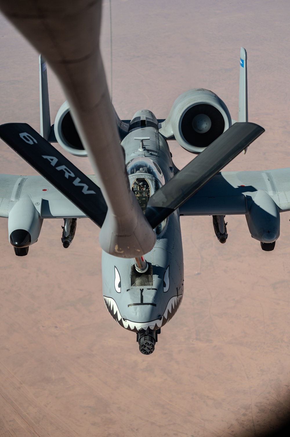 A-10 Thunderbolt II aircraft conduct “show of presence” mission over USCENTCOM AOR