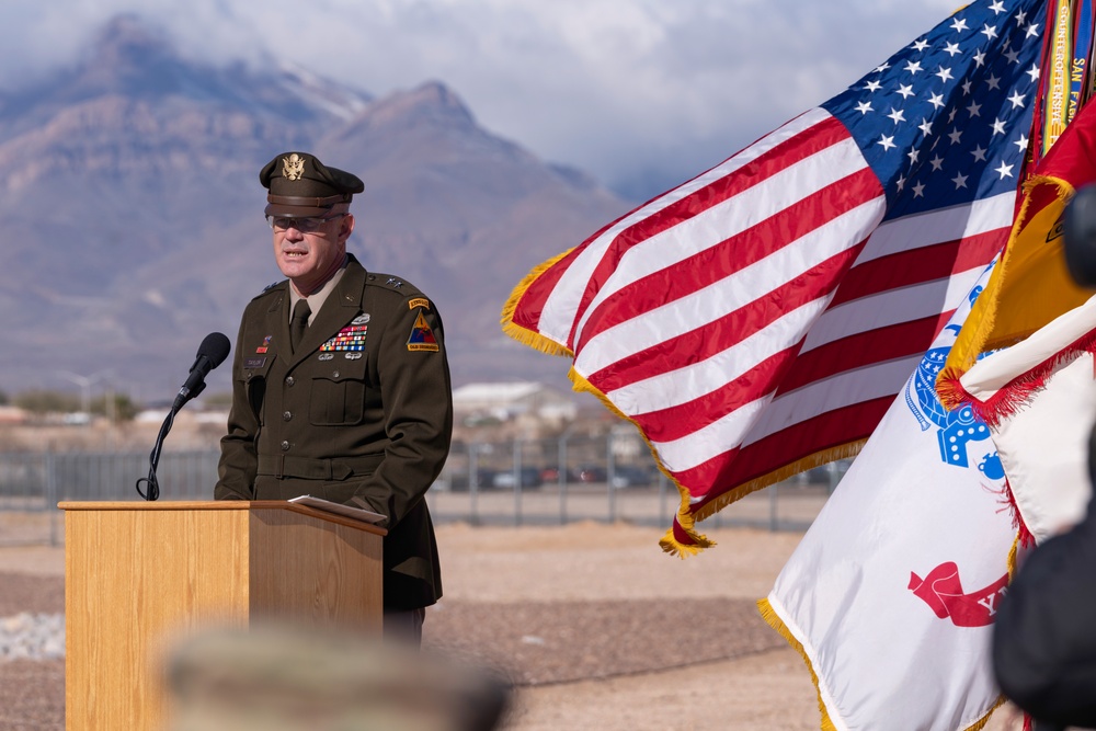 Fort Bliss Gate Renamed to Honor Former Congressman Reyes