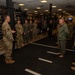 Maj. Gen. Gregory Kreuder, 19th Air Force Commander, tours the Human Performance and Leadership Center