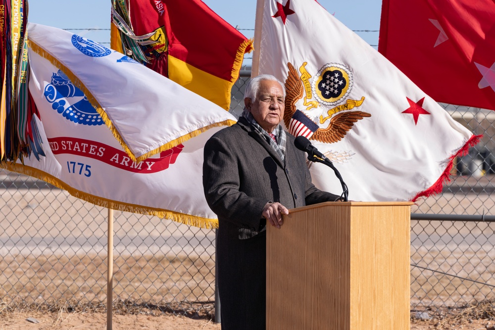 Fort Bliss Gate Renamed to Honor Former Congressman Reyes