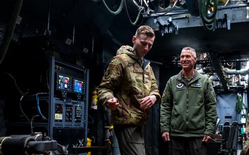 Maj. Gen. Gregory Kreuder the Commander, Nineteenth Air Force, toured the 58th Special Operation Wing “Monster Garage” aircraft Maintenace training facility