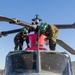 USMC Helicopters Prepare to Provide Firefighting Support