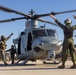 USMC Helicopters Prepare to Provide Firefighting Support