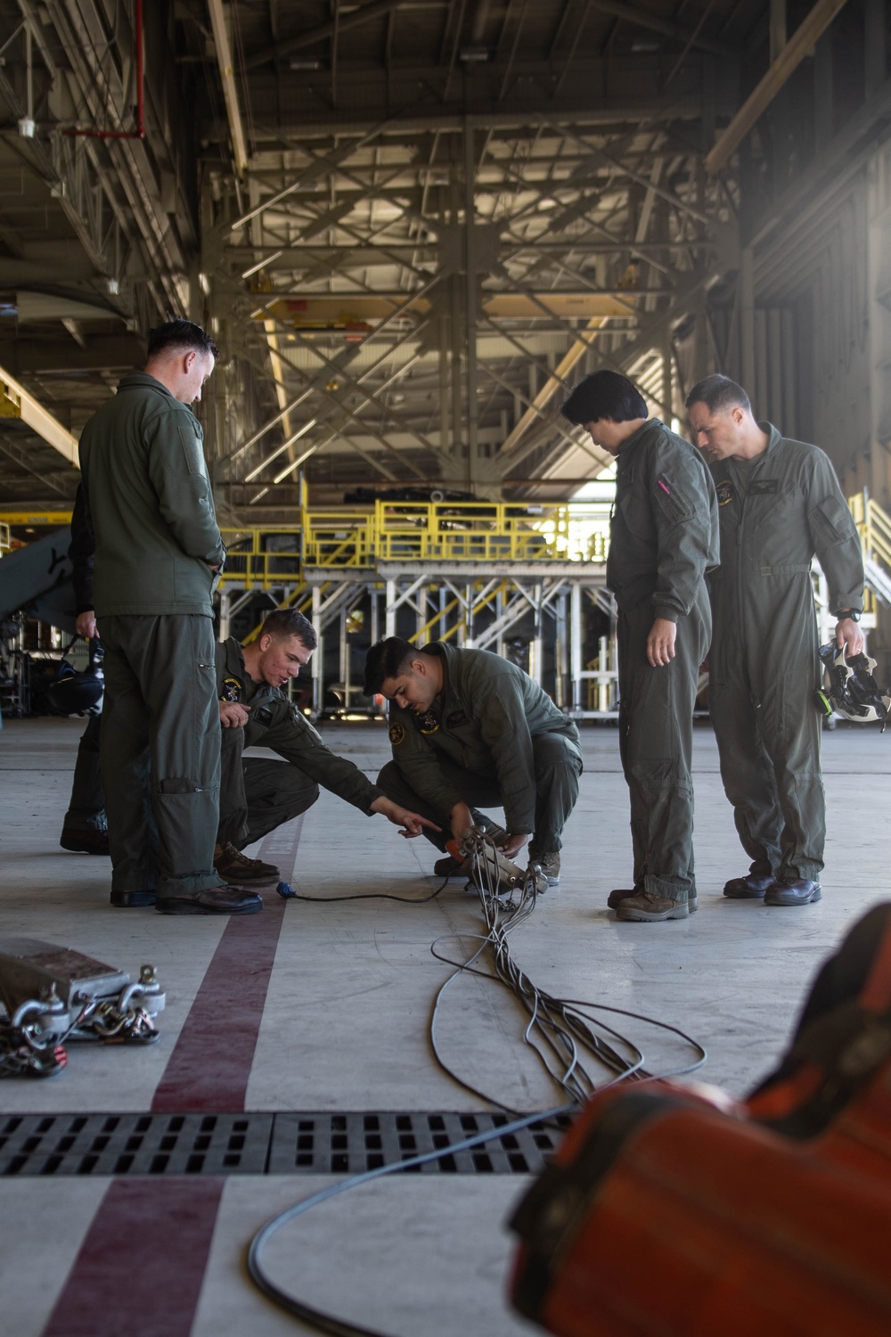 USMC Helicopters Prepare to Provide Firefighting Support