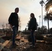 FEMA Administrator and California Govenor Survey Los Angeles County Wildfire Damage