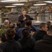 Secretary of the Navy visits USS George H.W. Bush (CVN 77)