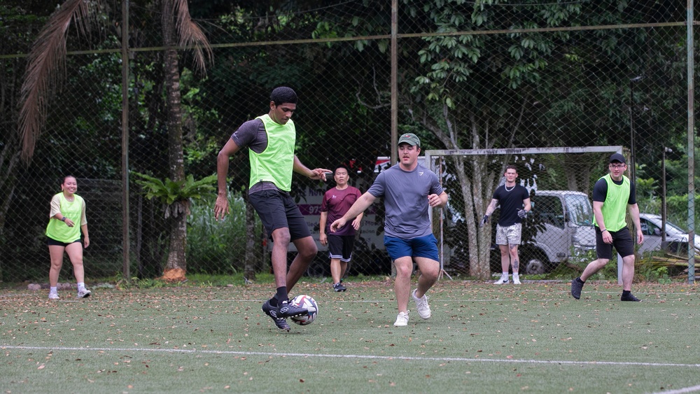 Emory S. Land Sailors Volunteer at Teen Challenge