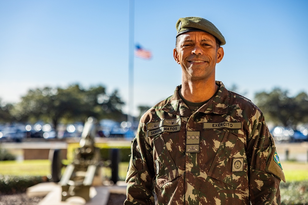 Brazilian army Col. Sergio Reis Matos builds the future of U.S., Brazil defense cooperation