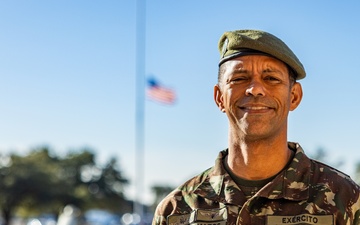 Brazilian army Col. Sergio Reis Matos builds the future of U.S., Brazil defense cooperation