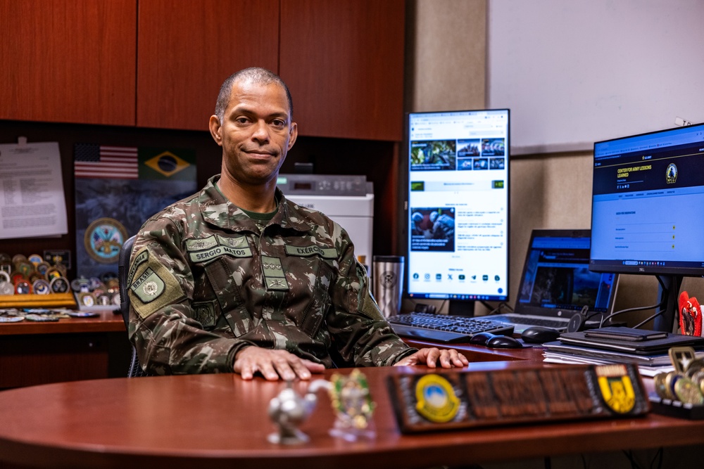 Brazilian army Col. Sergio Reis Matos builds the future of U.S., Brazil defense cooperation