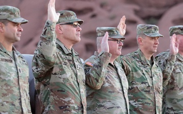 Five Sergeant Majors Re-enlist into the Arizona National Guard