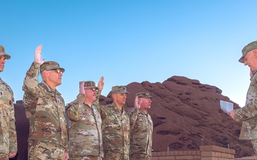 Five Sergeant Majors Re-enlist Into The Arizona National Guard