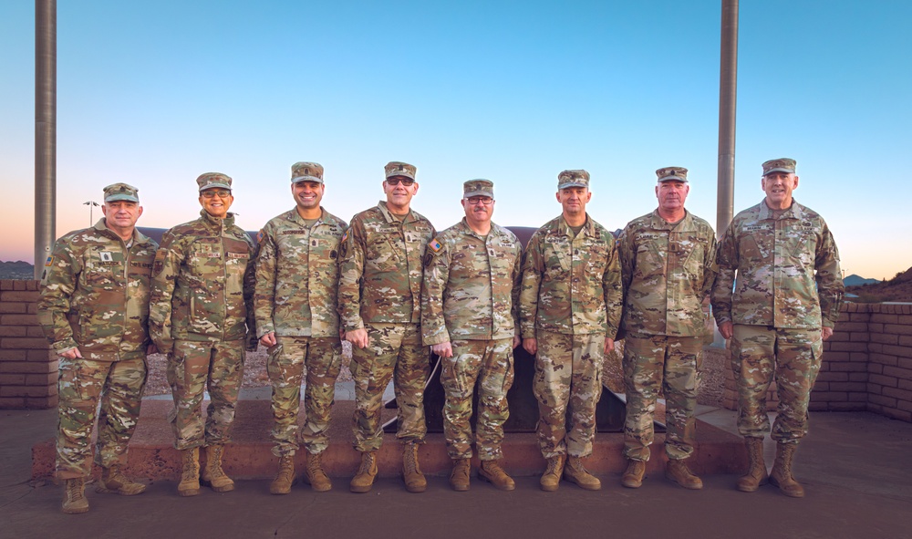 Five Sergeant Majors Re-enlist Into The Arizona National Guard