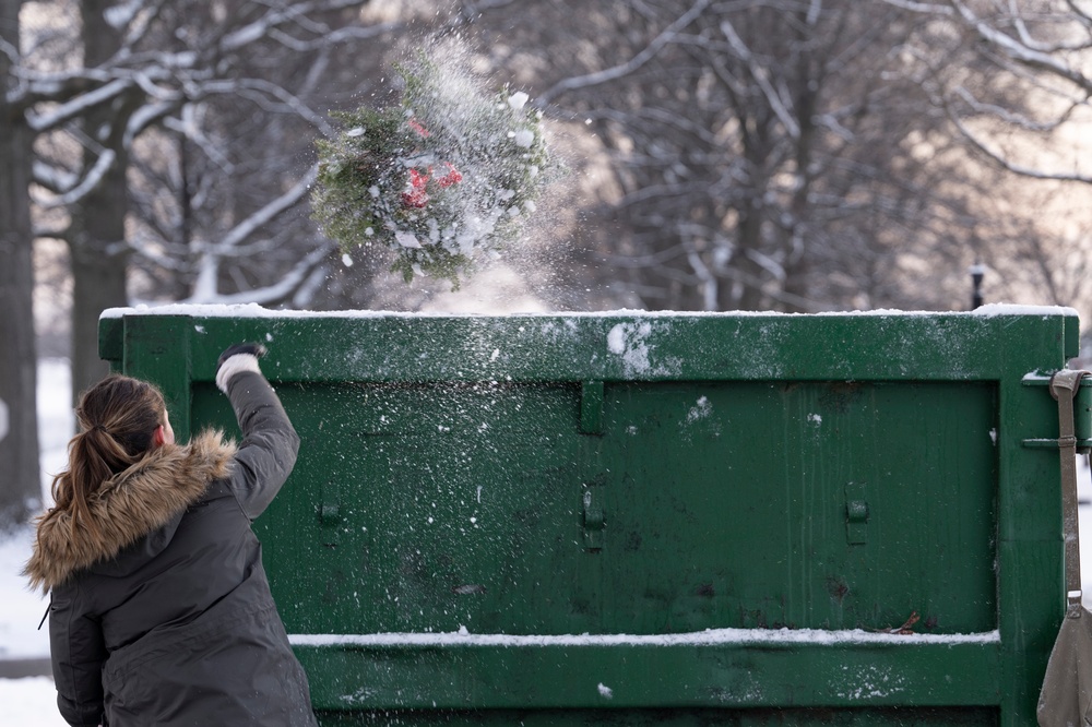 Wreaths Out at Arlington National Cemetery 2025