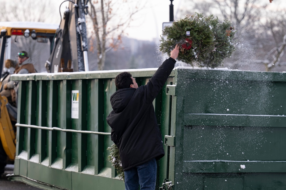 Wreaths Out at Arlington National Cemetery 2025