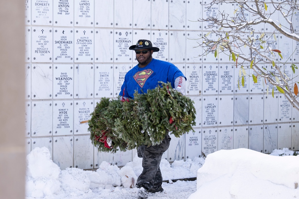 Wreaths Out at Arlington National Cemetery 2025