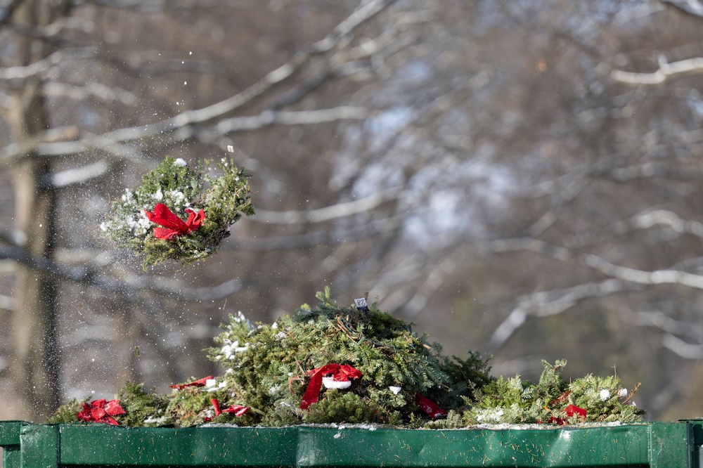 Wreaths Out at Arlington National Cemetery 2025