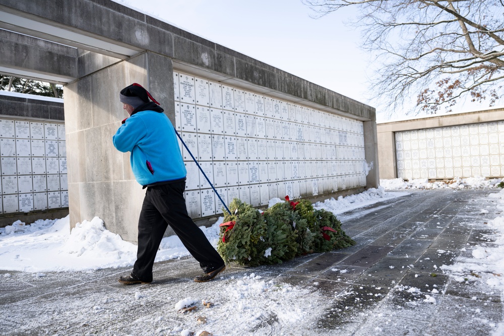 Wreaths Out at Arlington National Cemetery 2025