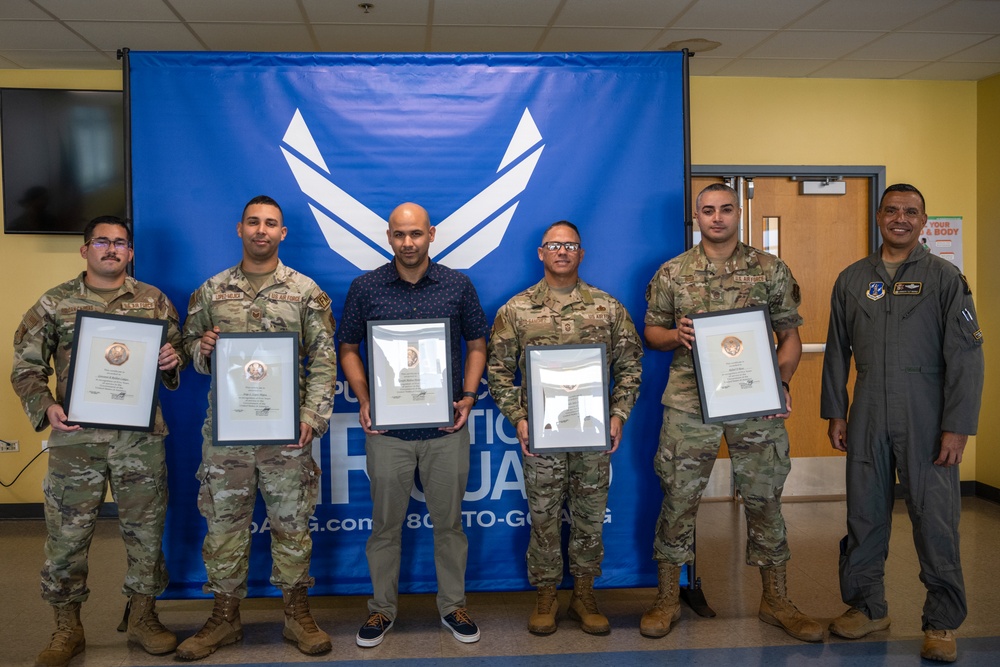 Wing Staff Agency Award Ceremony