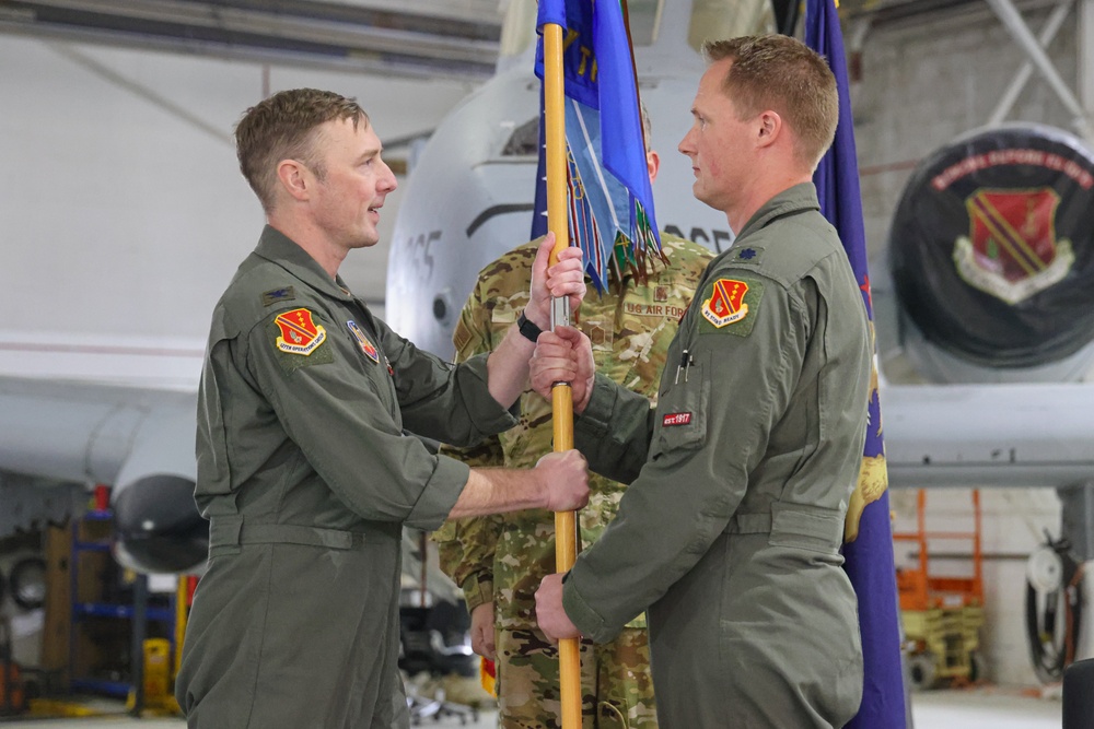 Axe takes command, 107th Fighter Squadron