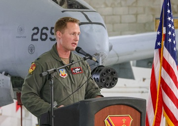 Axe takes command 107th Fighter Squadron
