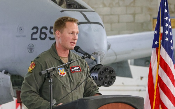 Axe takes command 107th Fighter Squadron