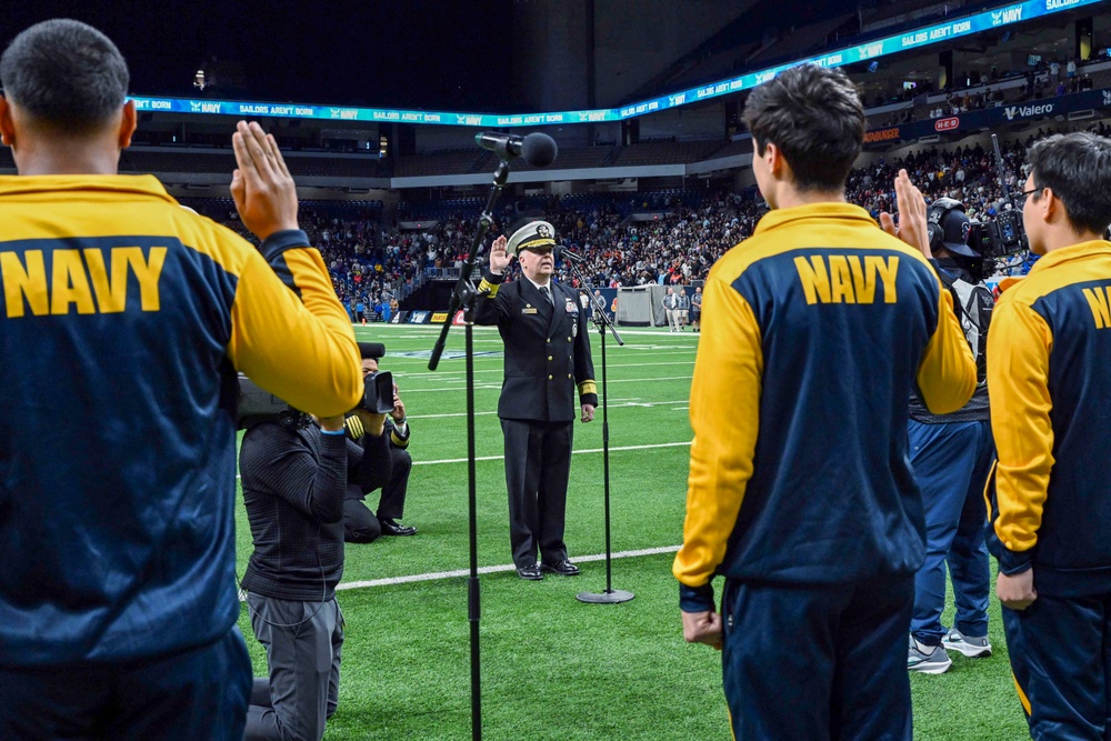 Navy Hosts All-American Bowl in San Antonio