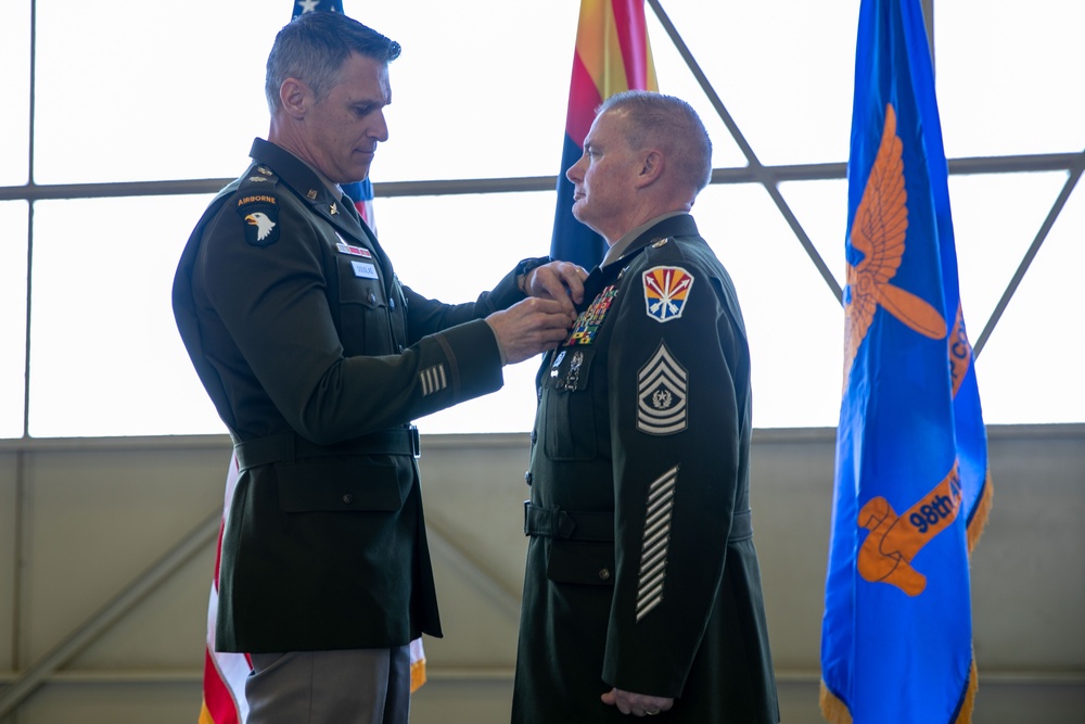 Command Sgt. Maj. Michael Arnold Retirement Ceremony