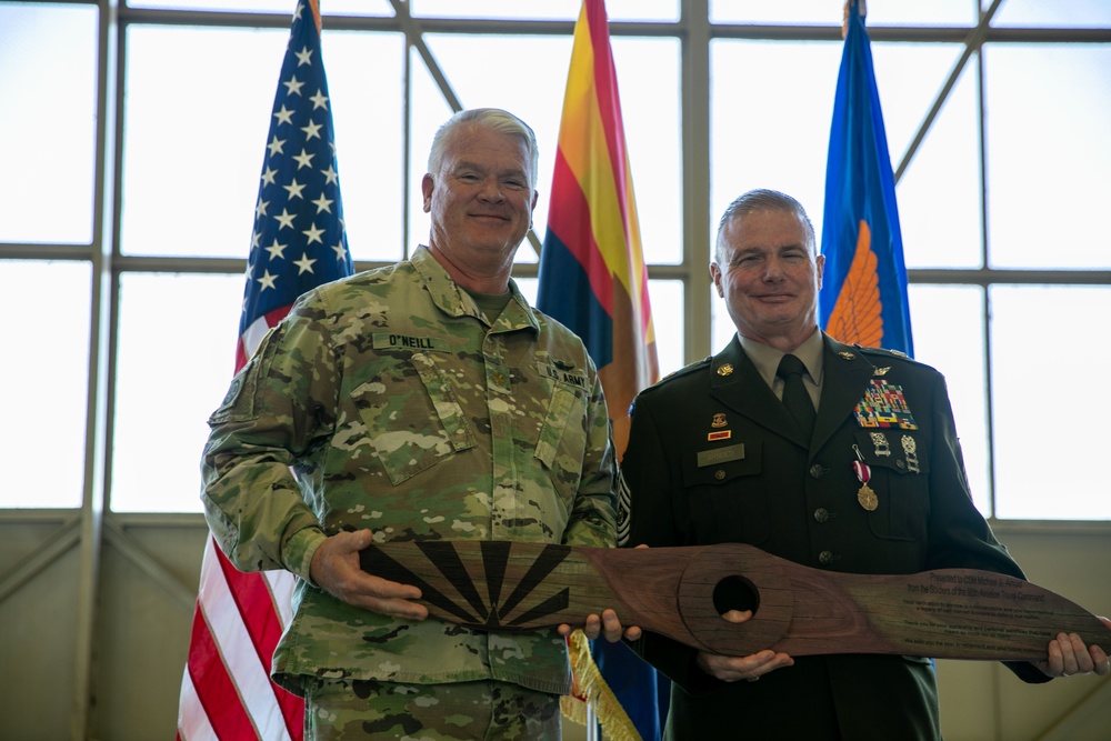 Command Sgt. Maj. Michael Arnold Retirement Ceremony