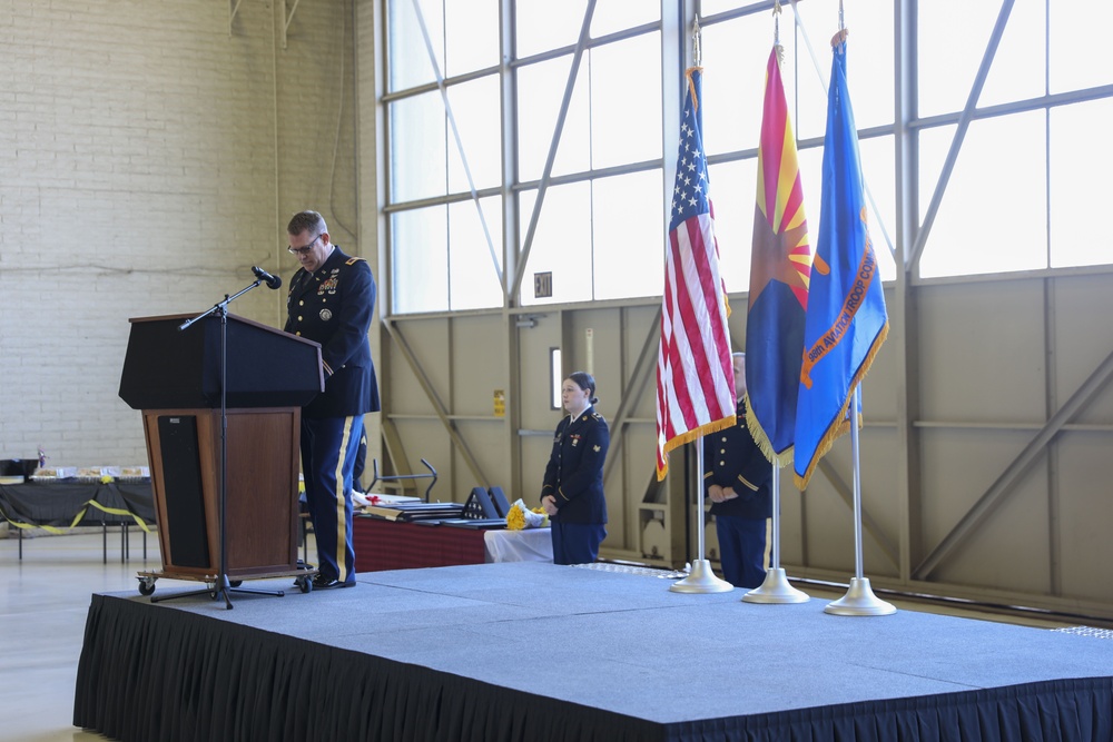 Command Sgt. Maj. Michael Arnold  Retirement Ceremony for the 98th Aviation Troop Command