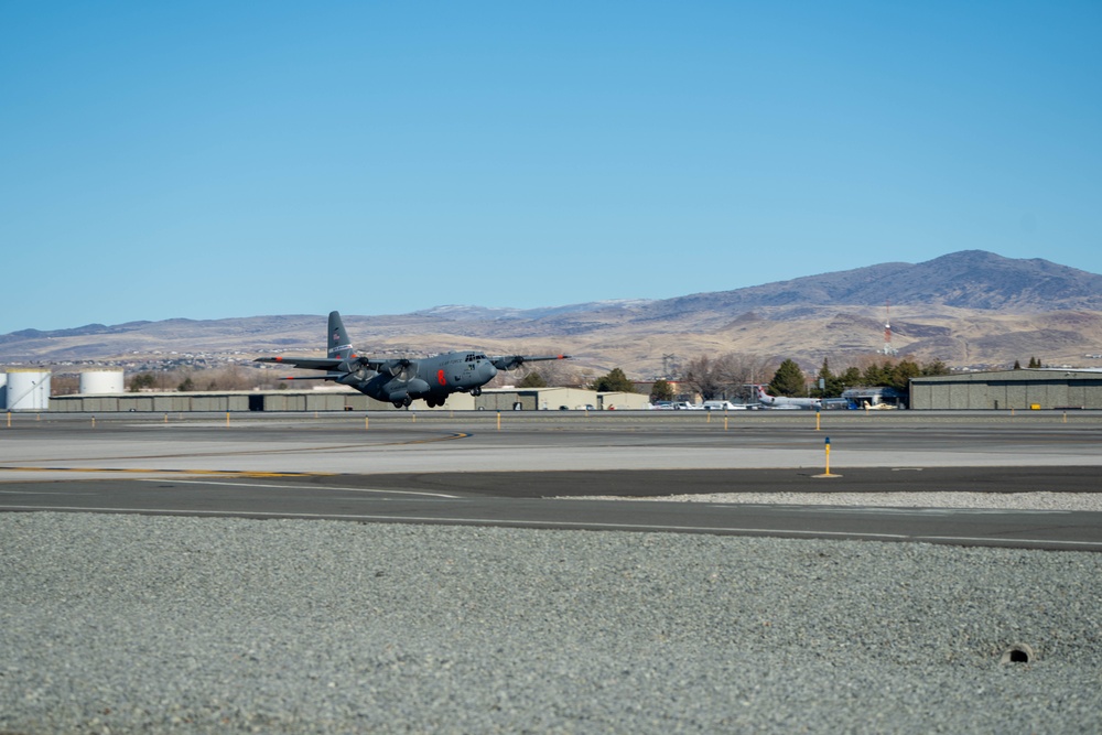 Nevada Air National Guard departs to fight California wildfires