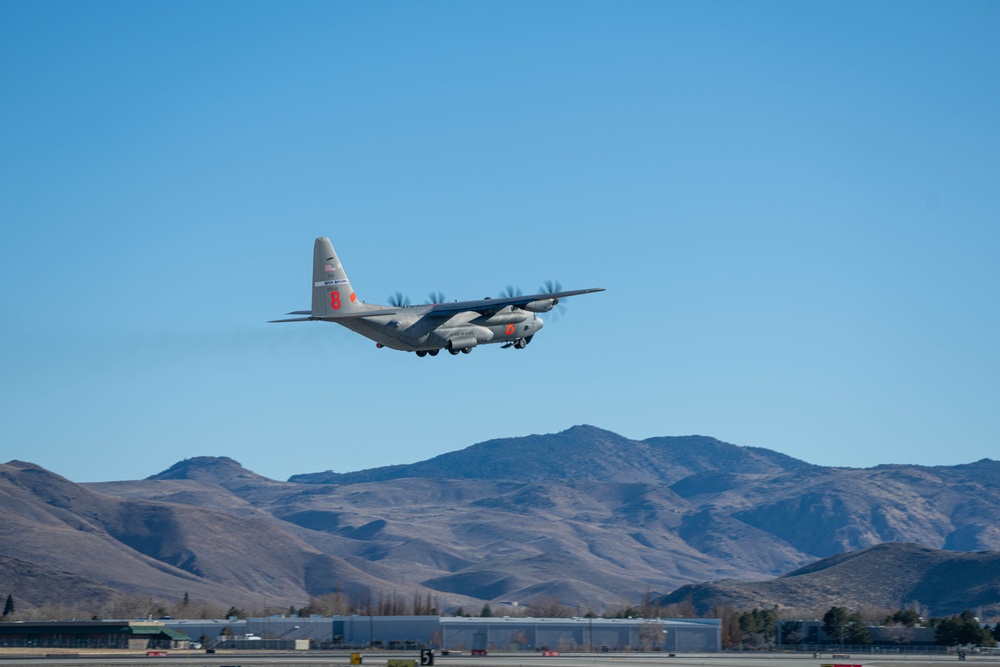 Nevada Air National Guard departs to fight California wildfires