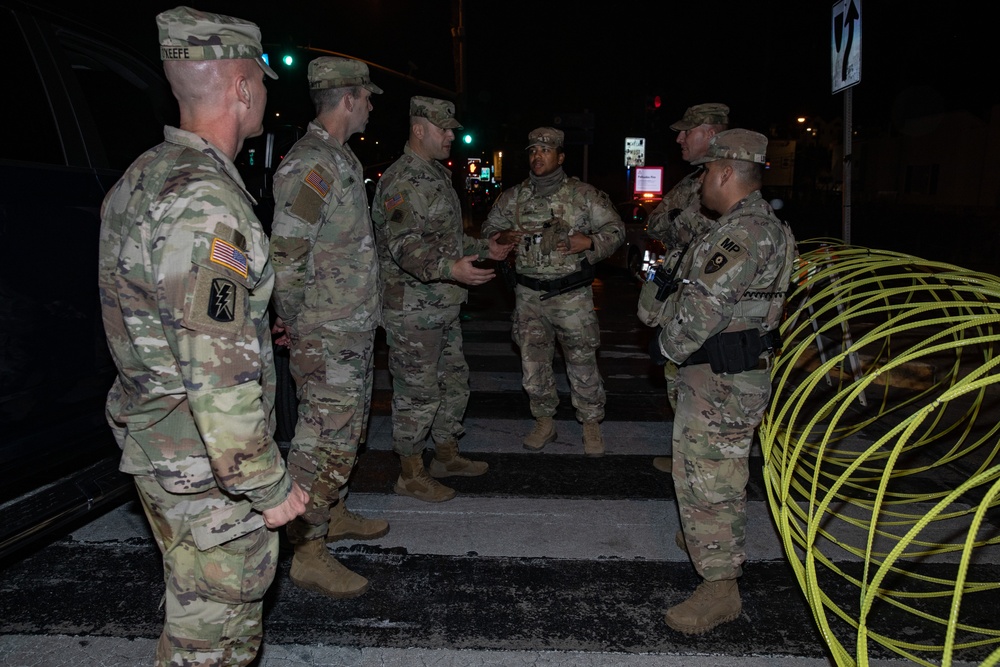 California Army National Guard Supports Local Law Enforcement During LA Wildfires