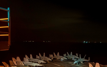 USS Carl Vinson (CVN 70) Transits the Strait of Malacca