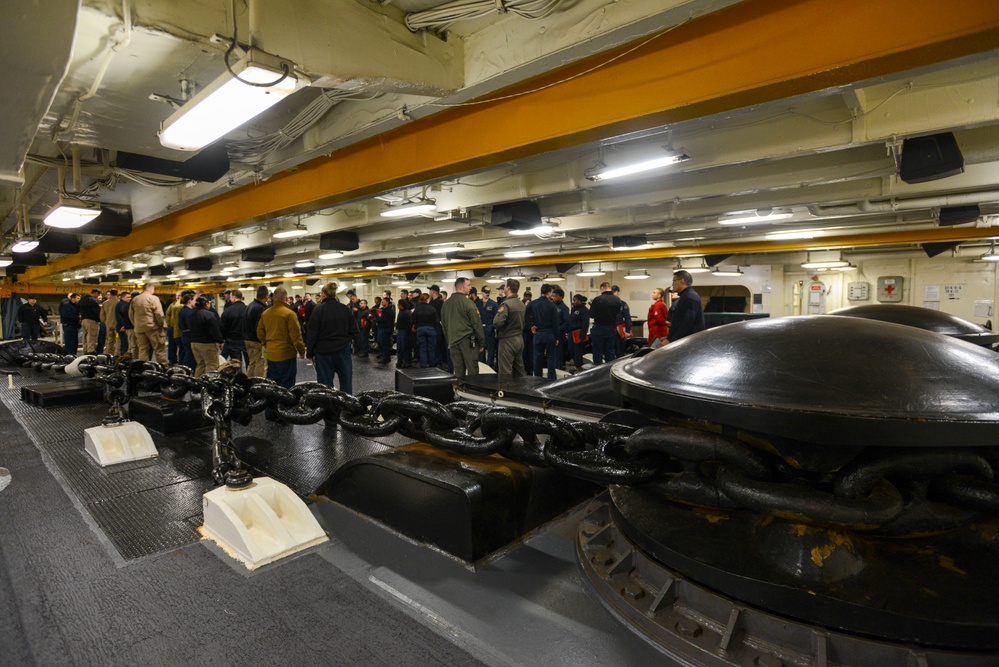 Nimitz Sailors Conduct Zone Inspections