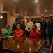 Captain. Matthew Thomas and Sailors Assigned to USS Carl Vinson (CVN 70) speak with Vice President Kamala Harris During a Video Conference Call