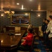 Captain. Matthew Thomas and Sailors Assigned to USS Carl Vinson (CVN 70) speak with Vice President Kamala Harris During a Video Conference Call