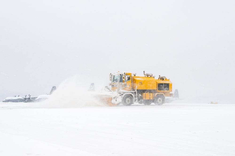 Clearing Snow at Charlie West