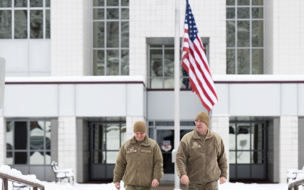 Clearing Snow at Charlie West