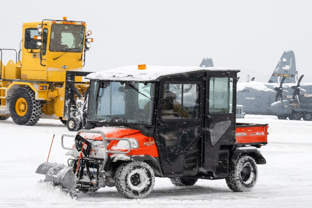 Clearing Snow at Charlie West