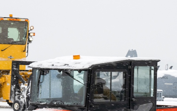 Clearing Snow at Charlie West