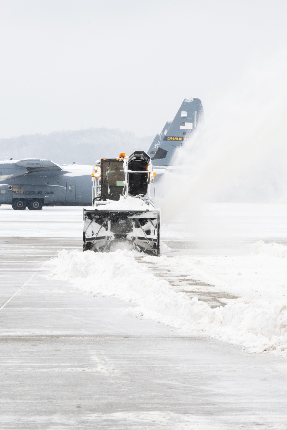 Clearing Snow at Charlie West