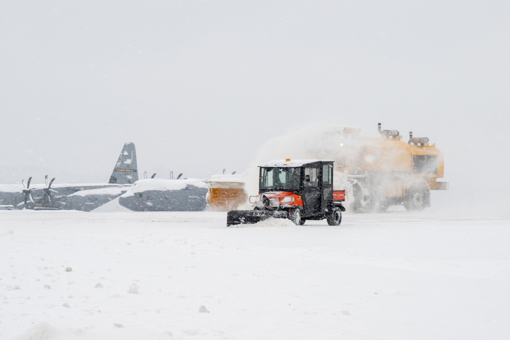 Clearing Snow at Charlie West