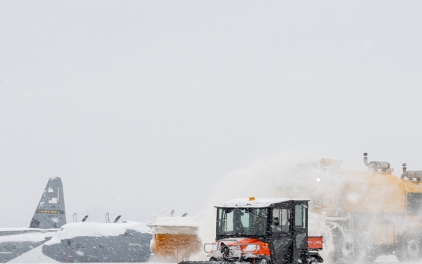 Clearing Snow at Charlie West