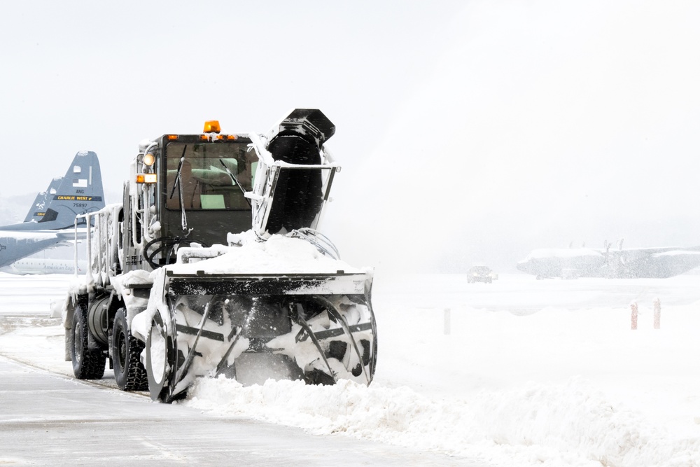 Clearing Snow at Charlie West